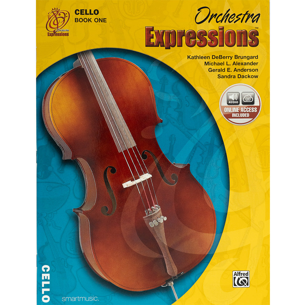 Orchestra Expressions Book 1, Cello Book and CD By Kathleen Brungard and  Gerald E Anderson Published by Alfred Music Publishing