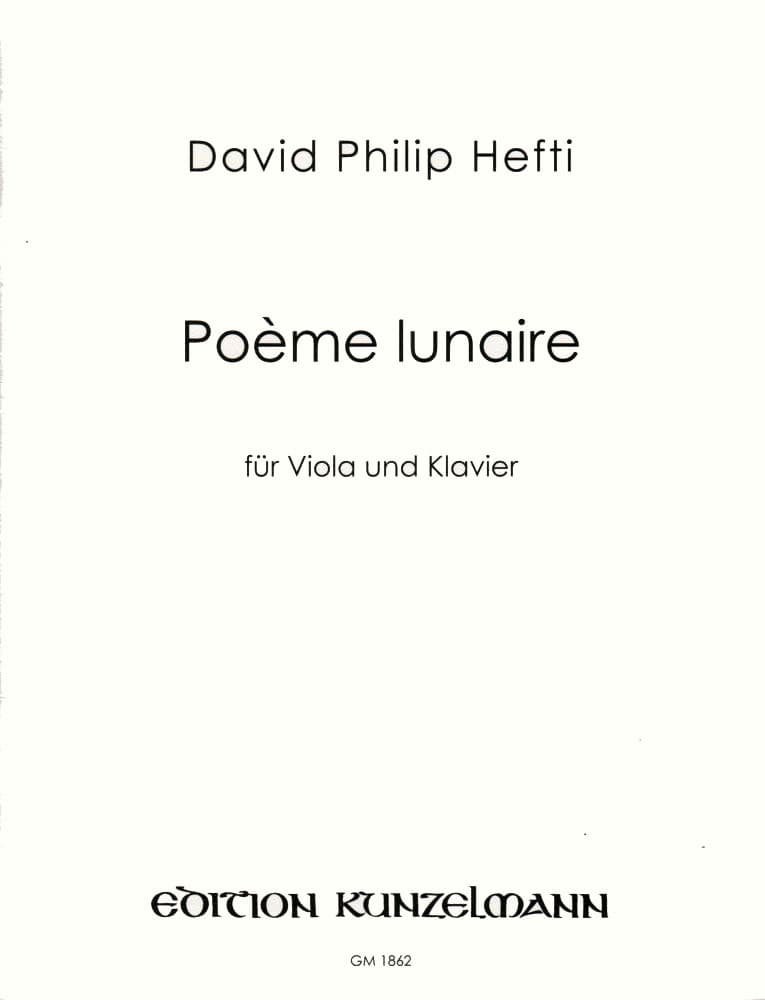 Viola Sheet Music: Hefti Poeme Lunaire