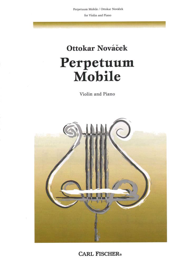 Novacek, Ottokar - Moto Perpetuo - for Violin and Piano - Edited by Josef  Gingold - International Music Company