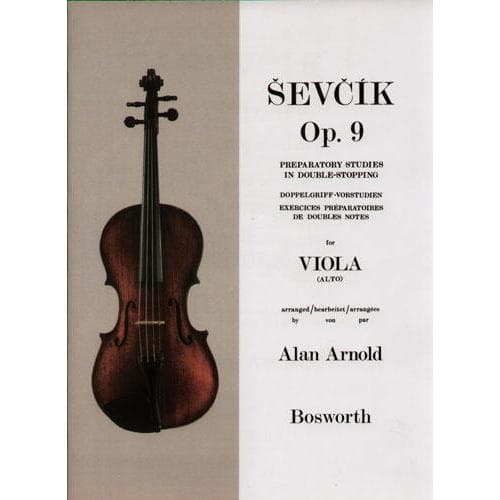 Sevcik - études préparatoires aux doubles cordes - violon chez BD Music