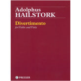 Hailstork, Adolphus - Divertimento for Violin and Viola - Presser