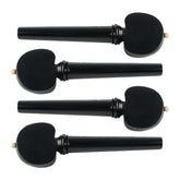 Cello Peg Set of 4 Pegs Ebony Hill Style 4/4