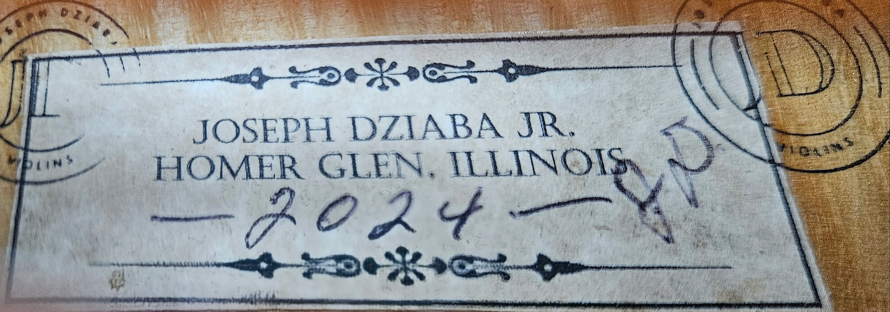 Joseph Dziaba Violin, Homer Glen, 2024