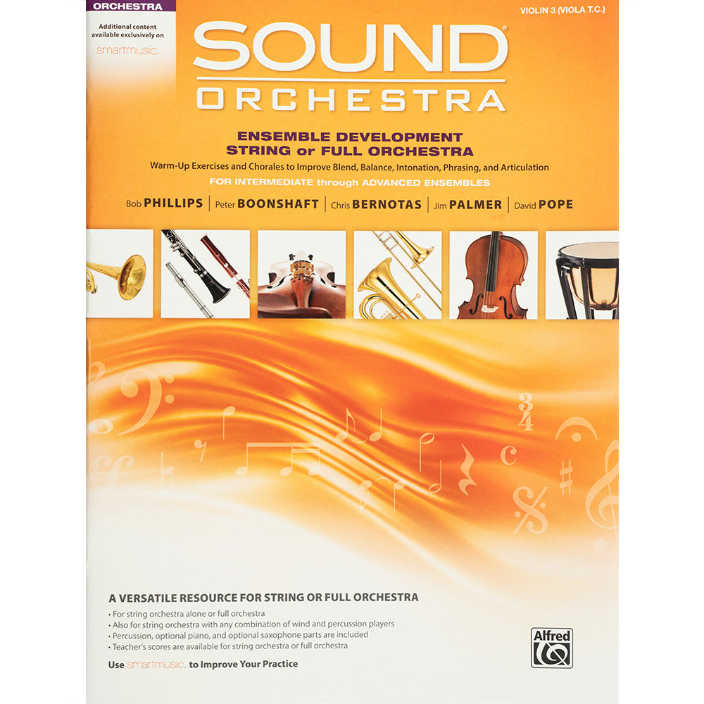 Sound Orchestra - Ensemble Development for Intermediate to Advanced Ensembles - Violin 3