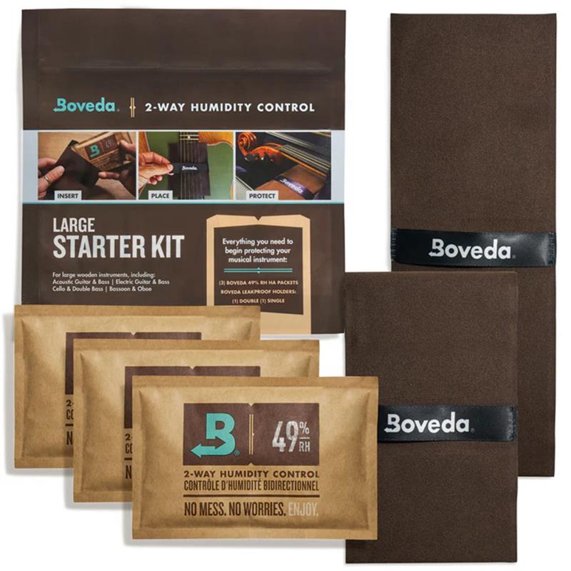 Boveda Large Starter Kit - Boveda 2-Way Humidity Control for Wood Instruments - 49% RH