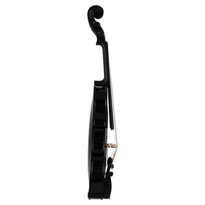 Glasser Carbon Composite 5-String Acoustic-Electric Violin Outfit - 4/4 Size - Black