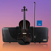 Glasser Carbon Composite Acoustic-Electric Violin Outfit - 4/4 Size - Orange