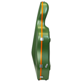 BAM Graffiti Hightech Slim Cello Case - 4/4 Size - Green and Orange