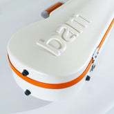 BAM Graffiti Hightech Contour Violin Case - 4/4 Size - White and Orange