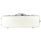 BAM Graffiti Hightech Oblong Violin Case - 4/4 Size - White and Orange