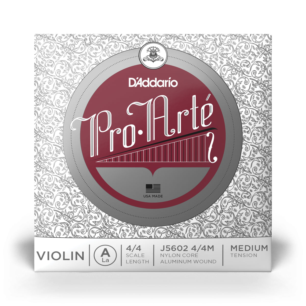 Pro-Arte Violin Single A String, 4/4 Scale, Medium Tension