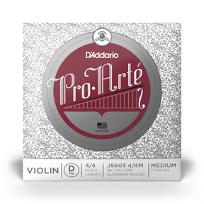 Pro-Arte Violin Single D String, 4/4 Scale, Medium Tension