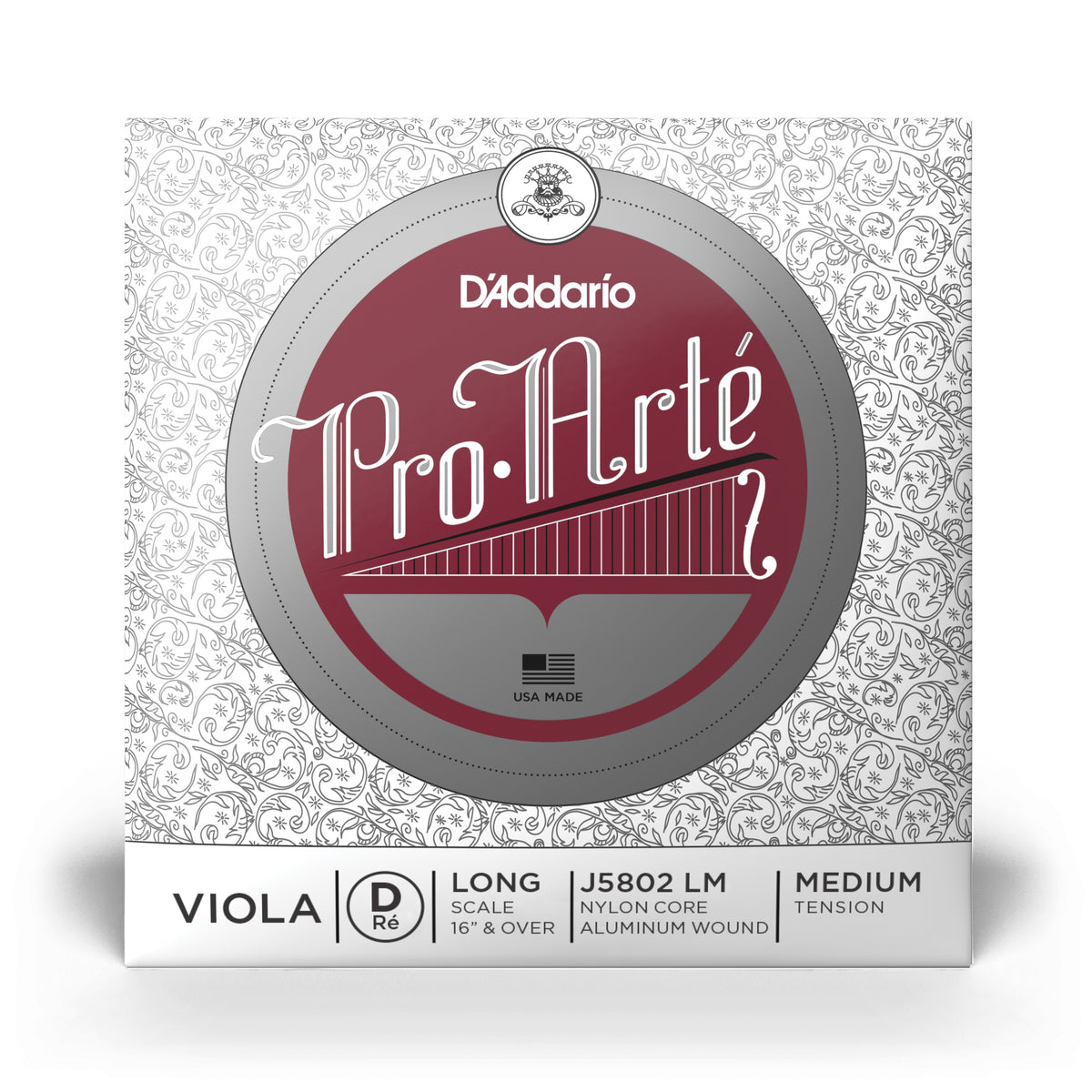 Pro-Arte Viola Single D String, Long Scale, Medium Tension