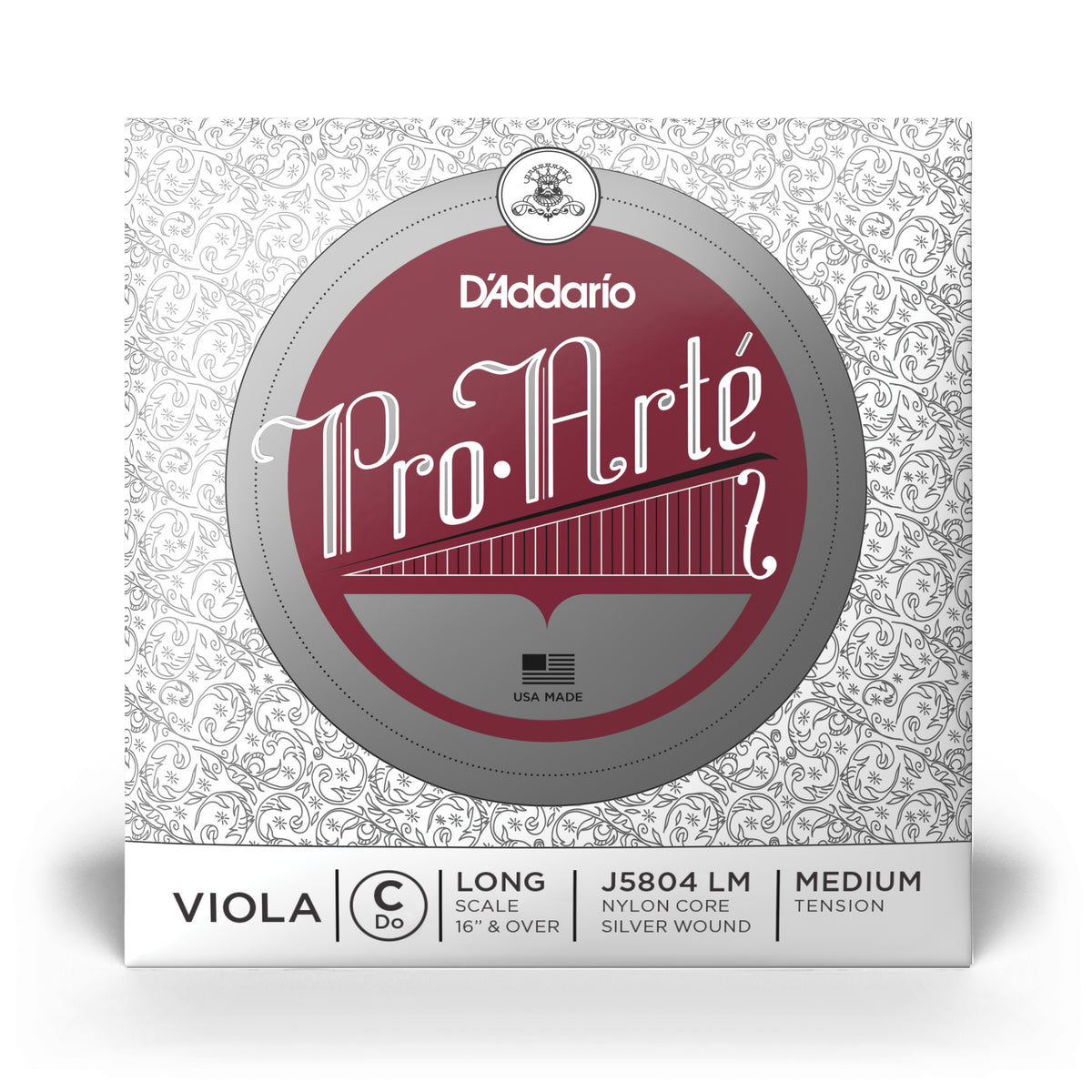 Pro-Arte Viola Single C String, Long Scale, Medium Tension