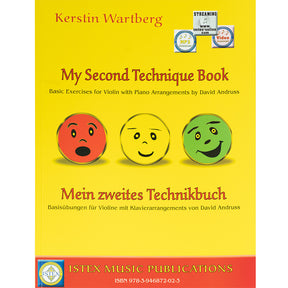 My Second Technique Book - Basic Exercises for Violin with Piano Arrangements - CD/Online Audio - by Kerstin Wartberg - Istex Music Publications