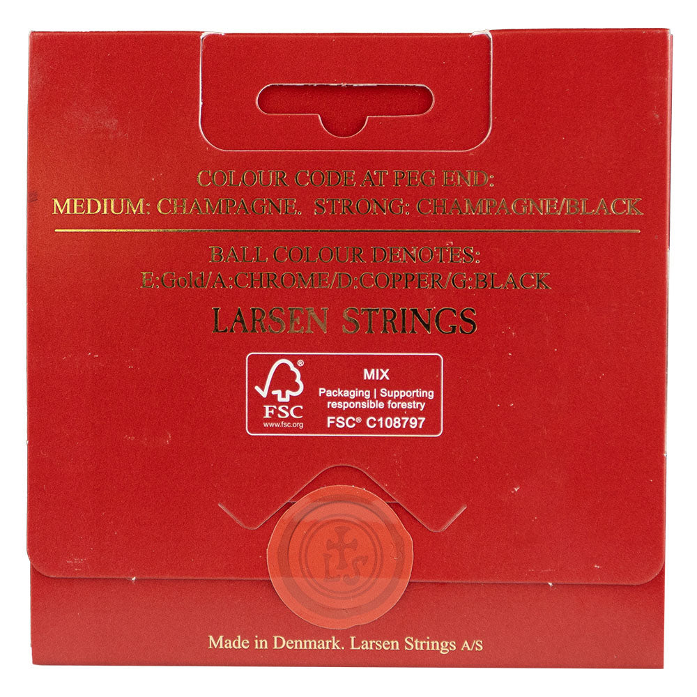 Larsen Virtuoso Violin String Set Ball Medium