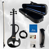 Plug N' Play Model 2 Electric Violin Outfit - 4/4 Size - Black