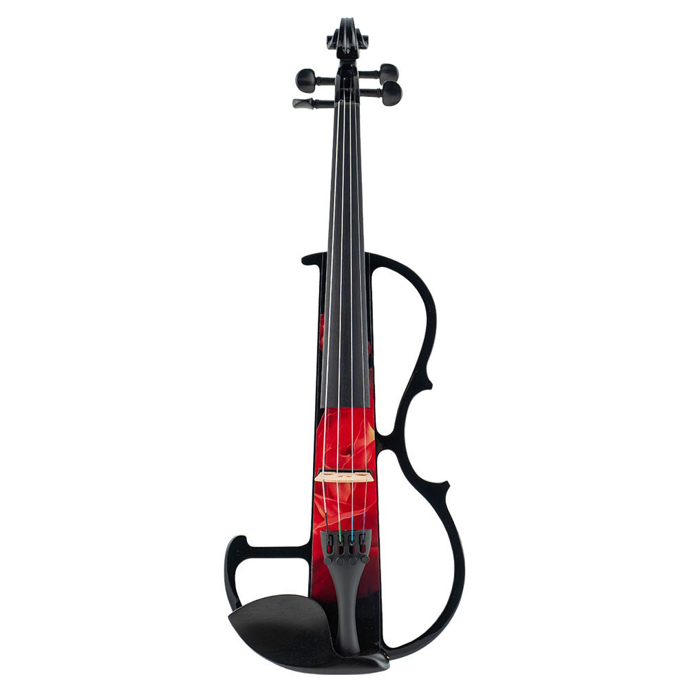 Plug N' Play Model 2 Electric Violin Outfit - 4/4 Size - Red