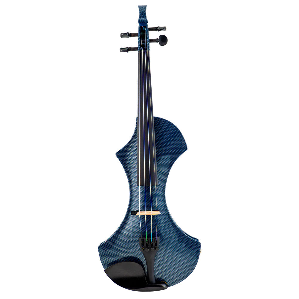 Plug N' Play Model 3 Electric Violin Outfit - 4/4 Size - Blue Weave