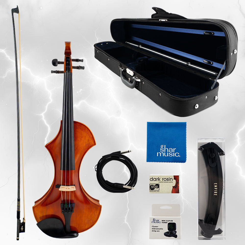 Plug N' Play Model 3 Electric Violin Outfit - 4/4 Size