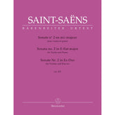 Saint-Saëns, Camille Sonata no. 2 for Violin and Piano in E-flat major op. 102