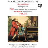 Yasuda, Martha - Mozart Concerti No. 3-5 for Two or Three Violins - Digital Download