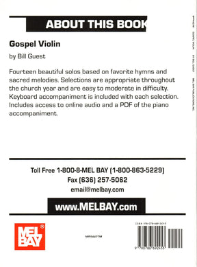 Guest - Gospel Violin Book+Online Audio/PDF