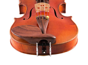 PVS Rosewood Violin Chinrest - Large Plate with Hump