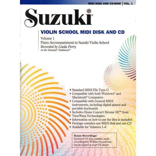 Suzuki Violin School  Piano Accompaniment MIDI/CD-ROM, Volume 1