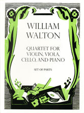 Walton, William - Quartet for Violin, Viola, Cello, and Piano - edited by Hugh MacDonald - Oxford University Press