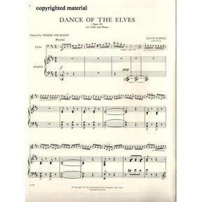 Popper, David - Dance of the Elves Op 39 For Cello and piano Edited by Pierre Fournier Published by International Music Company