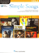 Simple Songs - 14 Well-Known Melodies - for Viola with Audio Access Included - Hal Leonard Instrumental Play-Along