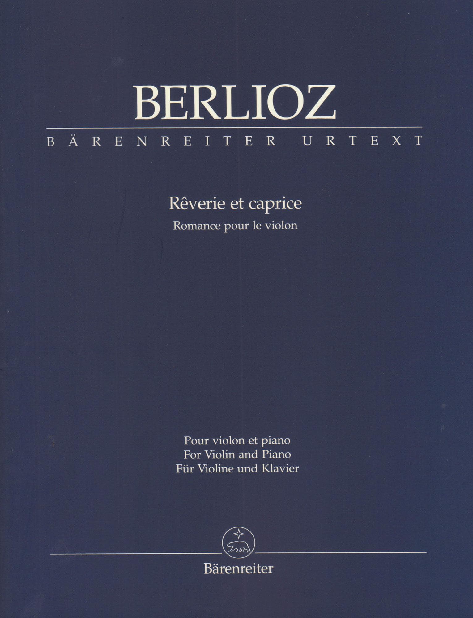 Berlioz-Reverie et Caprice for Violin and Piano