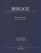 Berlioz-Reverie et Caprice for Violin and Piano