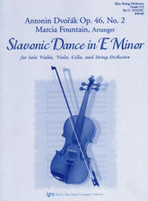 Dvo?ák, Antonín - Slavonic Dance in e minor, Op 46, No 2 - String Orchestra - Score and Parts - Neil A Kjos Music Co