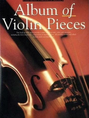 Album of Violin Pieces for Violin and Piano - Amsco Publication