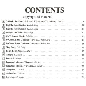 Suzuki String Quartets for Beginning Ensembles, Volume 1