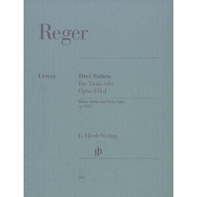 Reger, Max -  Three Suites Op 131d For Viola URTEXT Published by G Henle Verlag