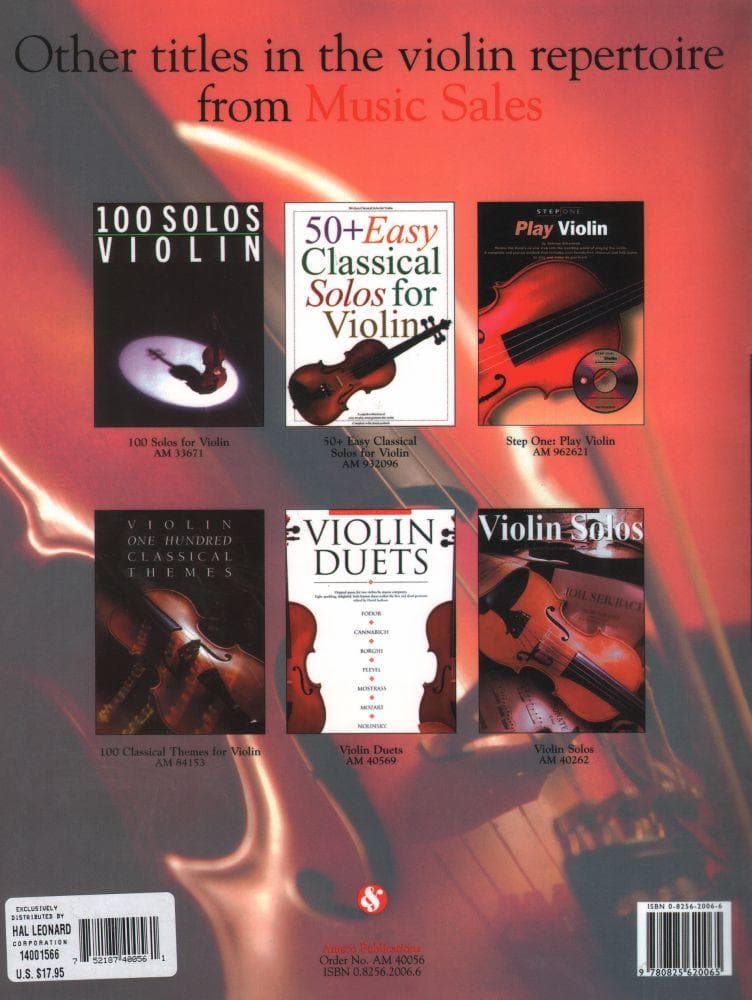 Album of Violin Pieces for Violin and Piano - Amsco Publication