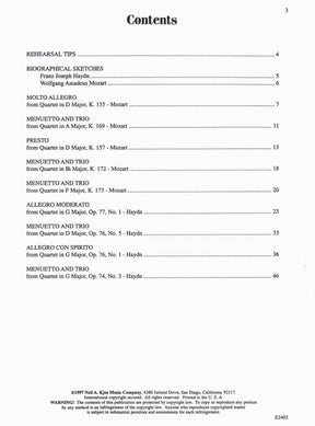 O'Reilly, Sally - Slected String Quartet Movements Volume 1 Published by Neil A Kjos Music Company