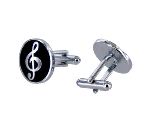 Musician's Cuff Links - Treble Clef