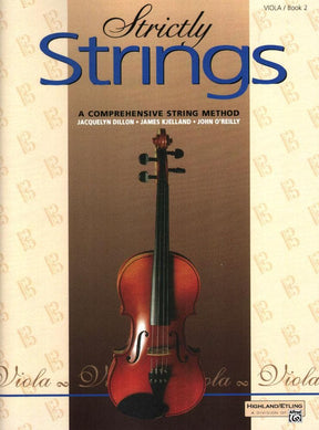 Strictly Strings Series Book 2 - Viola By James Kjelland Published by Alfred Music Publishing