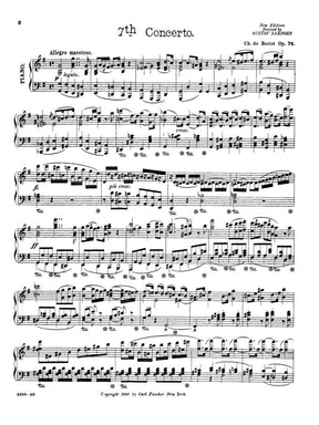 Beriot, Charles De - Concerto No 7 in G Major Op 76 for Violin and Piano - Arranged by Saenger - Fischer Edition