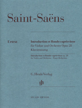 Saint-Saens, Camille - Introduction et Rondo capriccioso - for Violin and Piano - Edited by Peter Jost - G Henle Verlag URTEXT