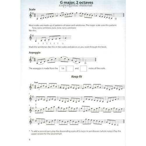 Blackwell, Kathy and David - Fiddle Time Scales Book 2: Pieces, Puzzles, Scales and Arpeggios for Violin - Oxford University Press Publication