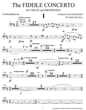 O'Connor, Mark - The FIDDLE CONCERTO for Violin and Orchestra - Wind Parts - Digital Download