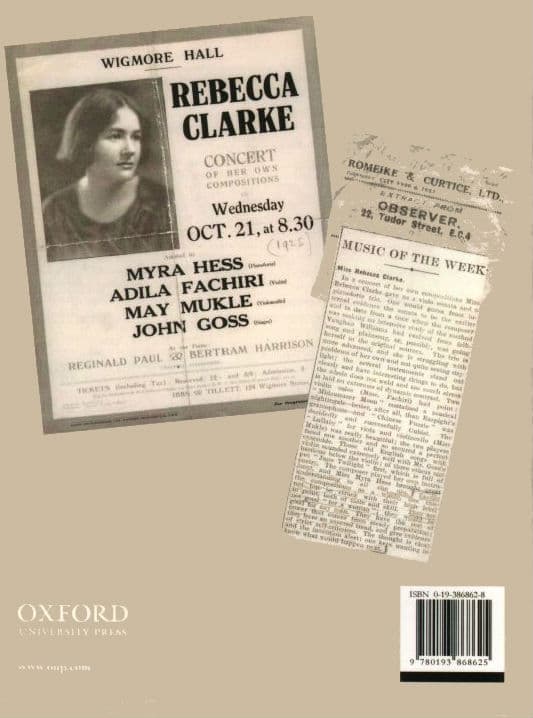 Clarke, Rebecca - Shorter Pieces for Violin and Piano -Oxford University Press