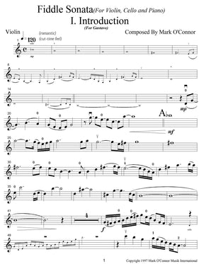 O'Connor, Mark - Fiddle Sonata Trio for Piano, Violin, and Cello - Violin - Digital Download