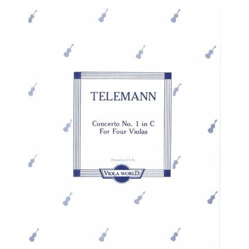 Telemann, Georg Philipp - Concerto No 1 in C Major TWV 40:201 For Four Violas Published by Viola World