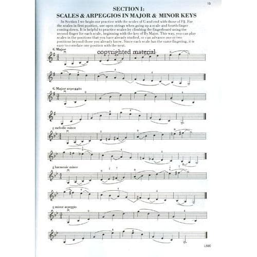 Rose, Linda - Progressive Scale Studies For Violin Published by Neil A Kjos Music Company